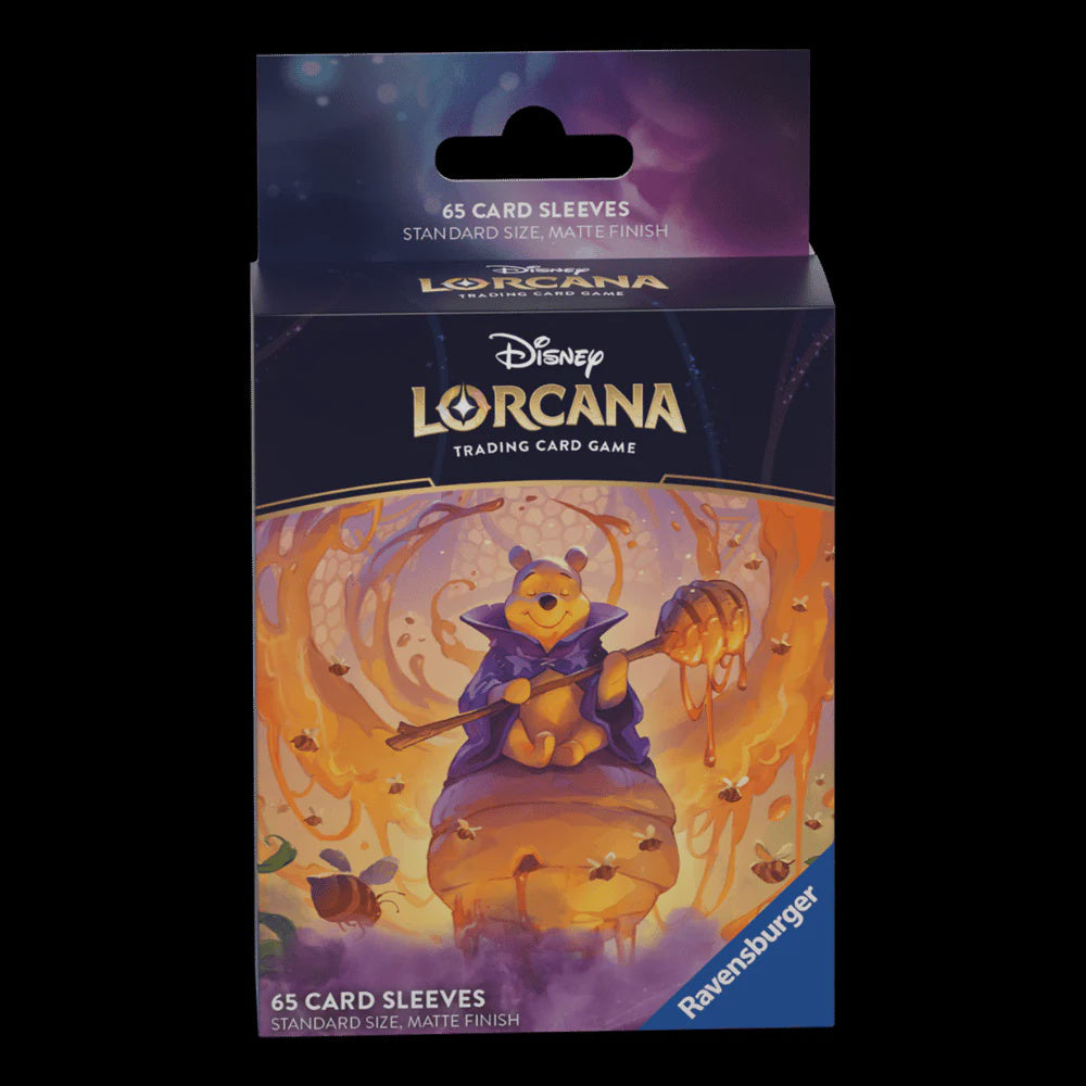 Disney Lorcana Series 6 Azurite Sea Card Sleeves: Winnie the Pooh - Hu Disney Lorcana Series 6 Azurite Sea Card Sleeves: Winnie the Pooh - Hu