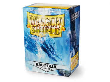 Sleeves - Dragon Shield - Box 100 - Pastel Matte Baby Blue