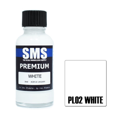 PL02 Premium Acrylic Lacquer WHITE 30ml