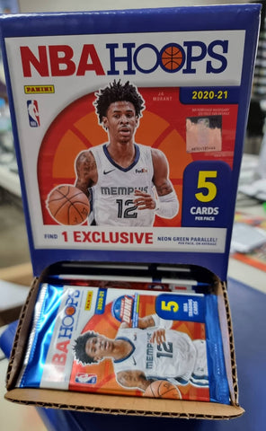 Panini NBA Hoops 2020-2021 Gravity Feed Box (48 Packs)