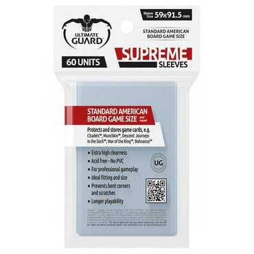 Sleeves Ultimate Guard  Supreme Sleeves for Board Game Cards Standard American