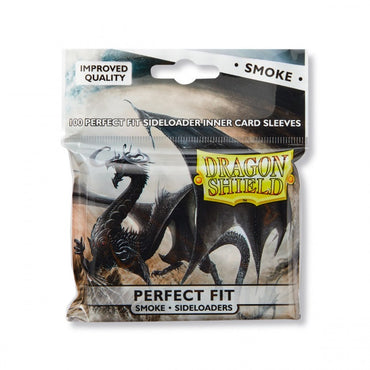 Sleeves - Dragon Shield Perfect Fit SIDELOADER 100/pack Smoke