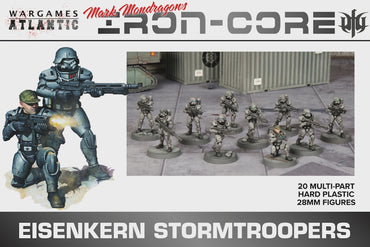 Iron Core Universe: Eisenkern Stormtroopers - 20x 28mm sci-fi troops - Wargames Atlanic