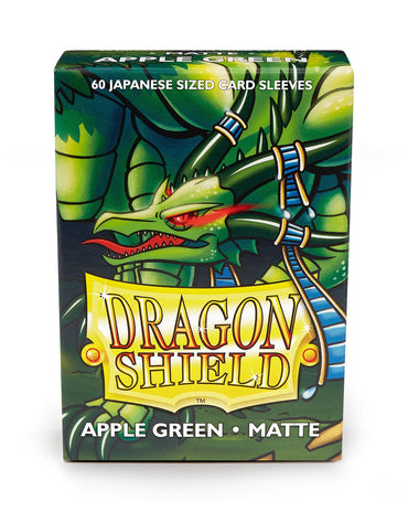 Sleeves - Dragon Shield Japanese- Box 60 - Apple Green MATTE