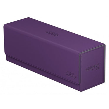 Ultimate Guard Arkhive Flip  Case 400+ Standard Size XenoSkin Purple Deck Box