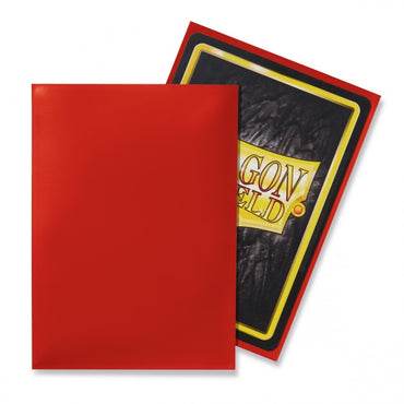 Sleeves - Dragon Shield - Box 100 -Classic Crimson