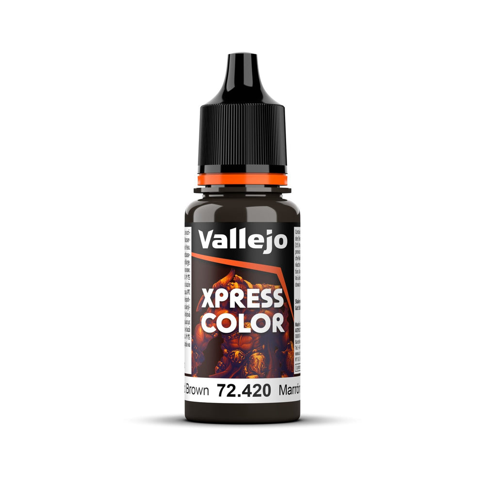 Vallejo 72420 Game Colour Xpress Colour Wasteland Brown 18ml Acrylic Paint