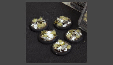 Gamers Grass: Bases: Winter Bases (RoundLip 40mm (x5))