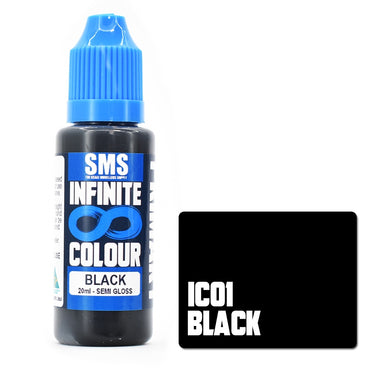 IC01 Infinite Colour BLACK 20ml
