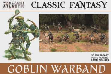 Goblin Warband - 30x 28mm Classic Fantasy Tropes - Wargames Atlanic