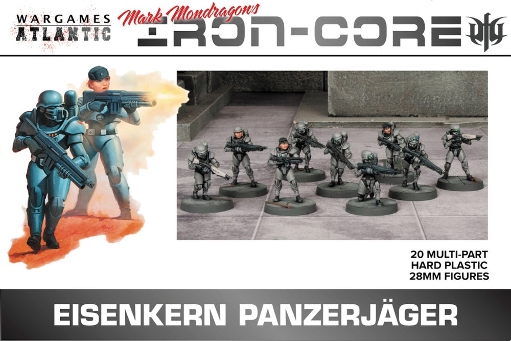 Iron Core Universe: Eisenkern Panzerjager - 20x 28mm Sci-Fi Troops