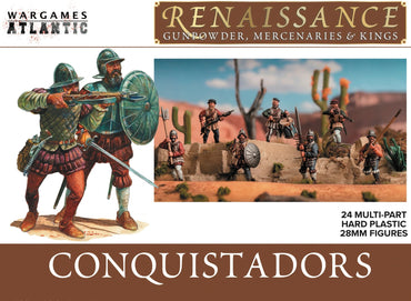 Conquistadors (Renaissance) - 24x 28mm models v - Wargames Atlanic