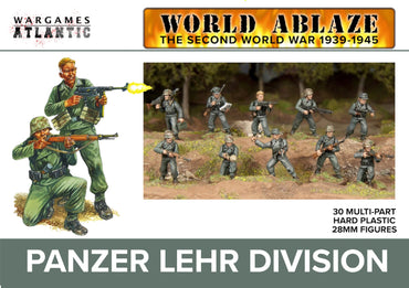 Panzer Lehr Division (1939-1945) - 30x WWII 28mm Infantry - Wargames Atlanic
