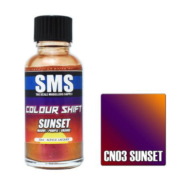 CN03 COLOUR SHIFT SUNSET (MAUVE / PURPLE / ORANGE) 30ML