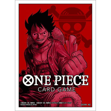 BANDAI - ONE PIECE CARD GAME - OFFICIAL SLEEVE 1 - MONKEY D. LUFFY