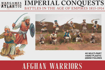 Afghan Warriors - 40 hard plastic 28mm warriors - Wargames Atlanic