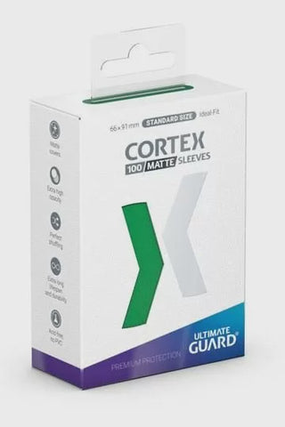 Ultimate Guard Cortex Sleeves Standard Size Matte Green (100)
