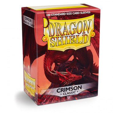 Sleeves - Dragon Shield - Box 100 -Classic Crimson