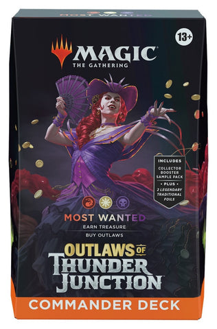 Outlaws of Thunder Junction Commander Decks - Most Wanted
