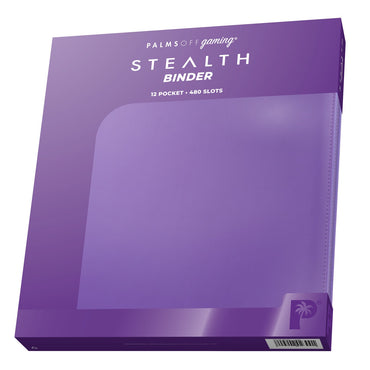 STEALTH 12 Pocket Zip Trading Card Binder - Purple