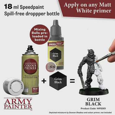 Army Painter Speedpaint 2.0  - Grim Black 18ml