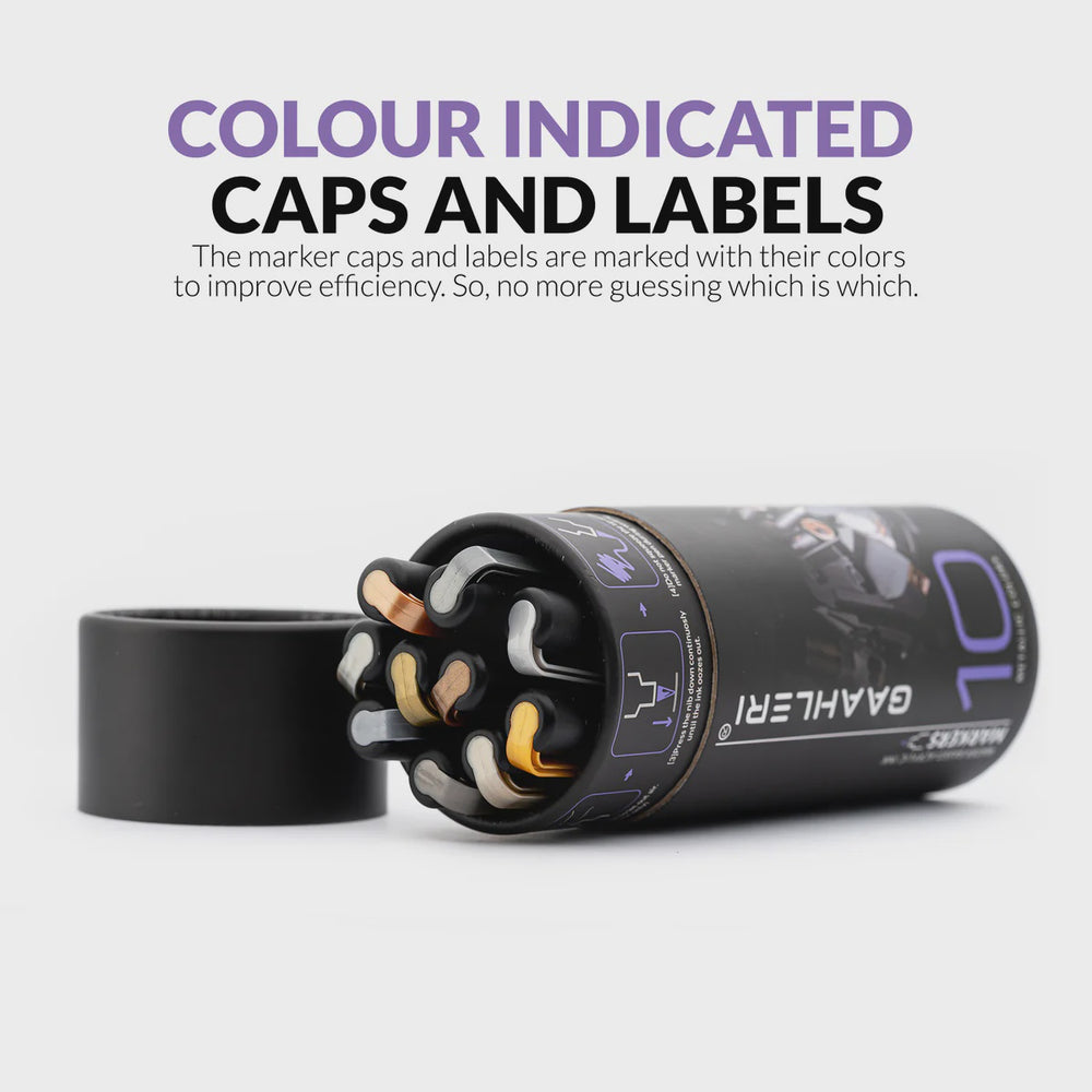 Gaahleri Water Based Acrylic Ink Metallic Series Markers