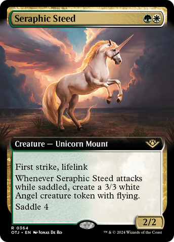 Seraphic Steed (Extended Art) [Outlaws of Thunder Junction]