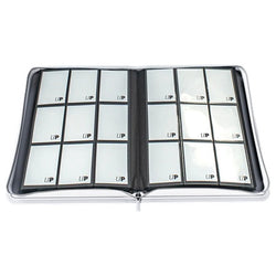 ULTRA PRO Binder - Vivid 9-Pocket Zippered Pro Binder - White
