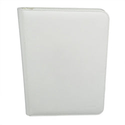 ULTRA PRO Binder - Vivid 9-Pocket Zippered Pro Binder - White