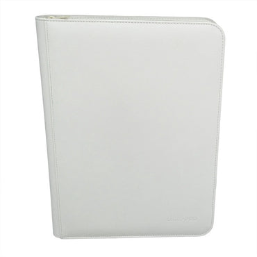 ULTRA PRO Binder - Vivid 9-Pocket Zippered Pro Binder - White