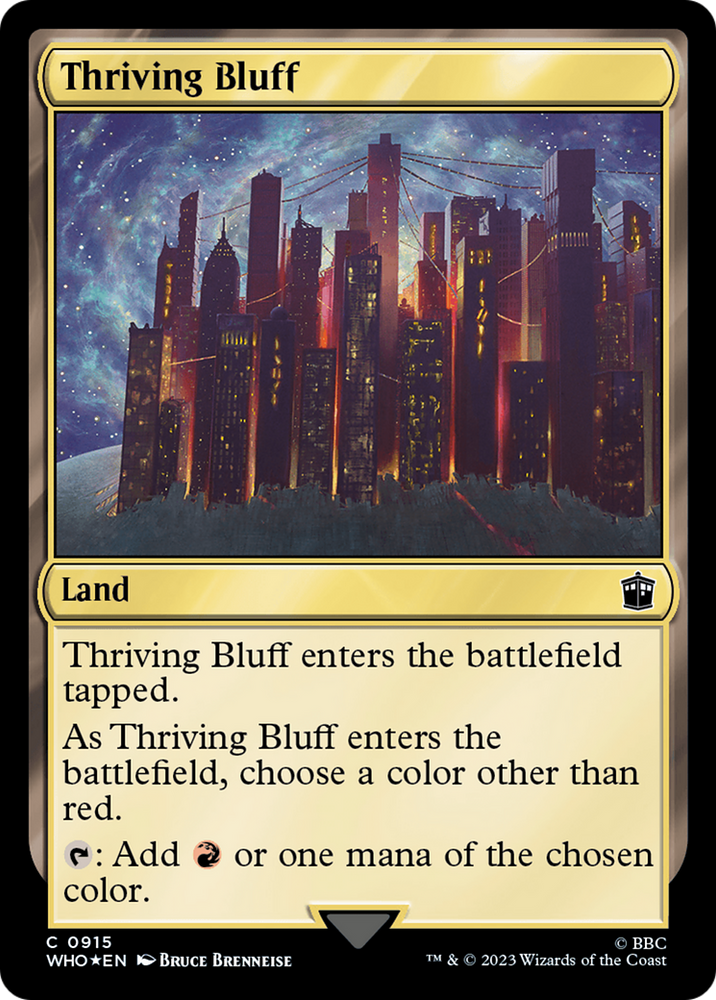 Thriving Bluff (Surge Foil) [Doctor Who]