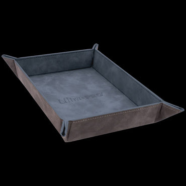 ULTRA PRO Gaming Accessories - Foldable Dice Rolling Trays- Sapphire Suede
