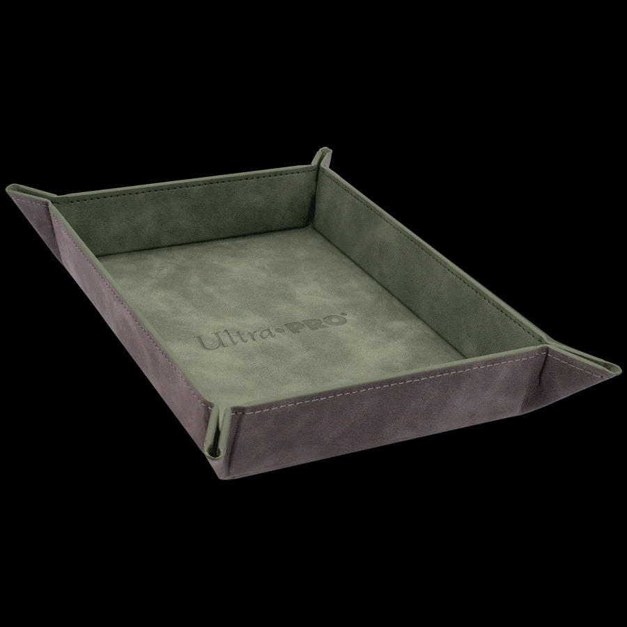 ULTRA PRO Gaming Accessories - Foldable Dice Rolling Trays- Emerald Suede