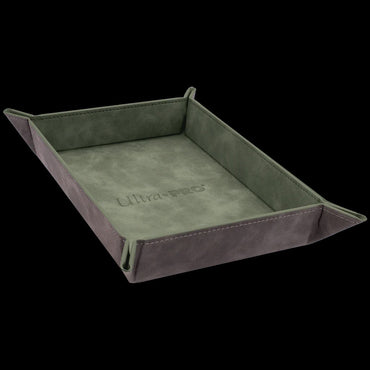 ULTRA PRO Gaming Accessories - Foldable Dice Rolling Trays- Emerald Suede