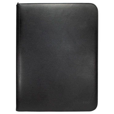 ULTRA PRO Binder - Vivid 9-Pocket Zippered Pro Binder - Black