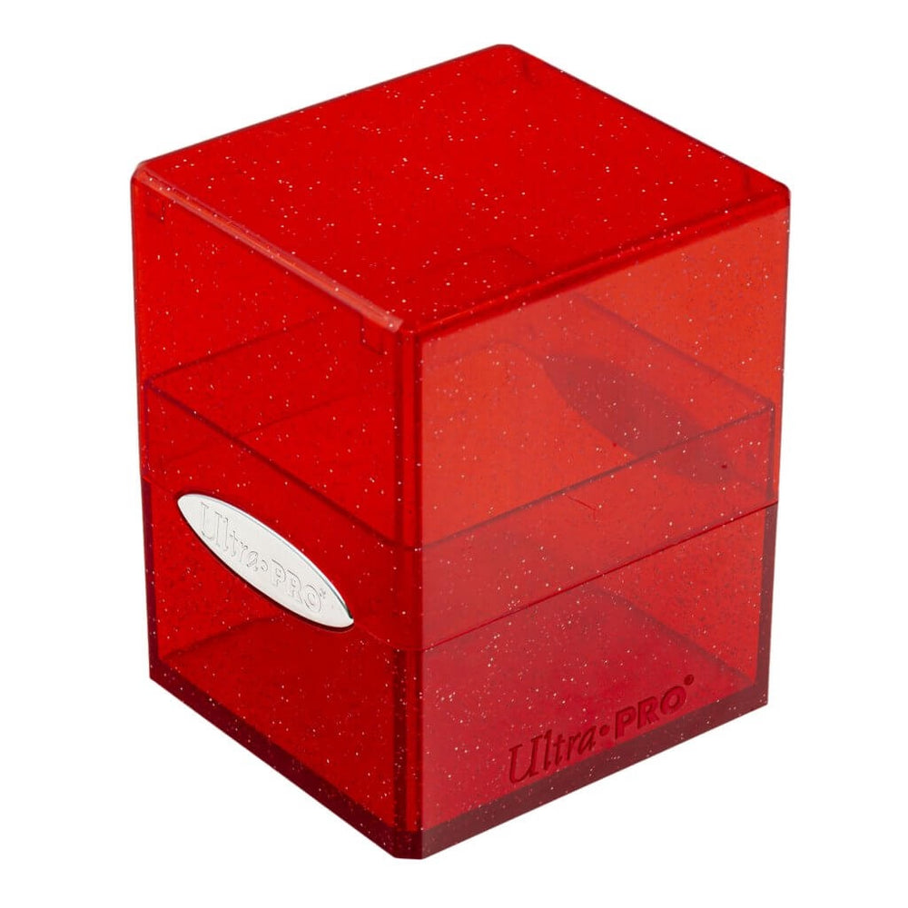 ULTRA PRO Deck Box Satin Tower Glitter- Red