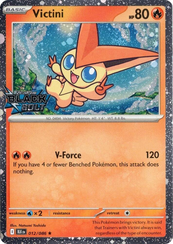 Victini (012/086) (Poke Ball Pattern) [Scarlet & Violet: Black Bolt]