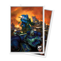 ULTRA PRO Space Marines - Adeptus Astartes 105ct Apex Deck Protector sleeves for Warhammer 40,000