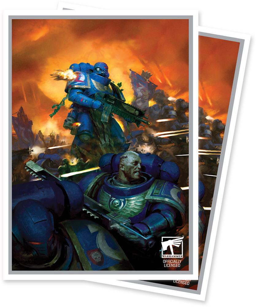 Ultra-Pro: Warhammer 40,000 - Apex Deck Protector Sleeves - Space Marines - Adeptus Astartes