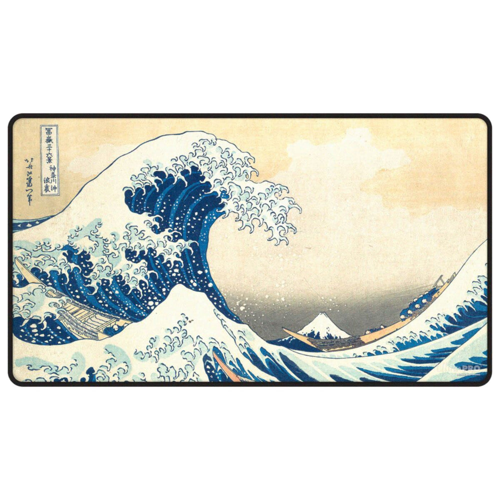 Ultra Pro: The Great Wave off Kanagawa Black Stitched Playmat