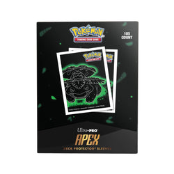 Pokemon Neon Kanto 105ct APEX Deck Protector Sleeves Venusaur