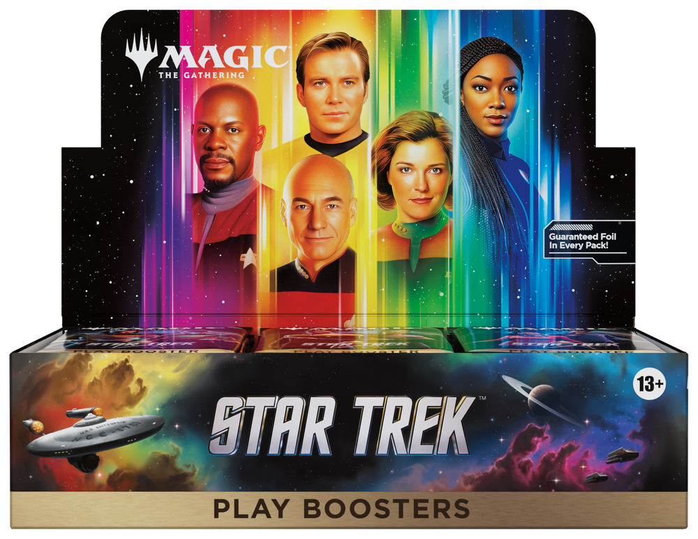 Magic the Gathering Star Trek Play Booster Display