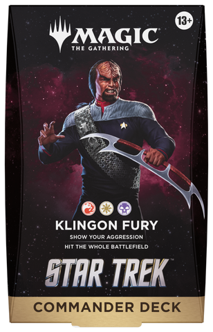 Magic the Gathering Star Trek Commander Klingon Fury