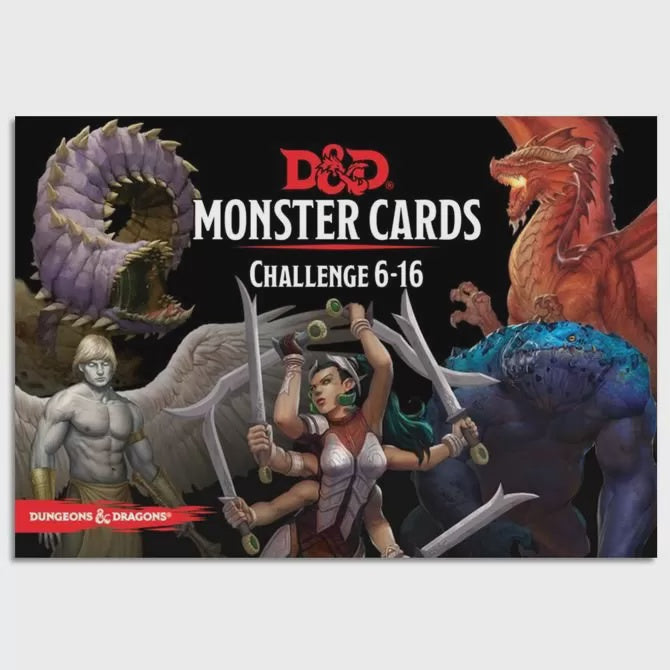 D&D Spellbook Cards Monster Challenge Deck 6-16 (74 cards)