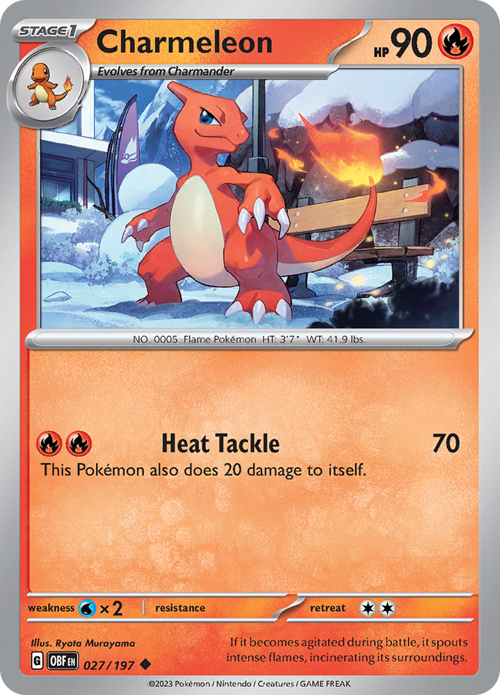 Charmeleon (027/197) [Scarlet & Violet: Obsidian Flames]