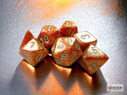 Chessex Glitter Mini-hedral Gold/silver 7-Die Set