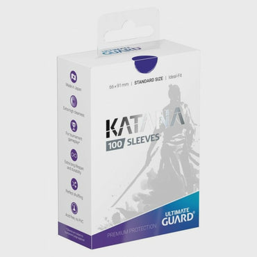 Ultimate Guard Katana Standard Size Sleeves Blue (100)