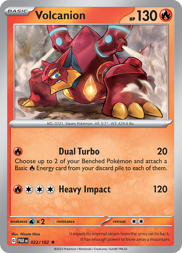 Volcanion (022/182) [Scarlet & Violet: Paradox Rift]