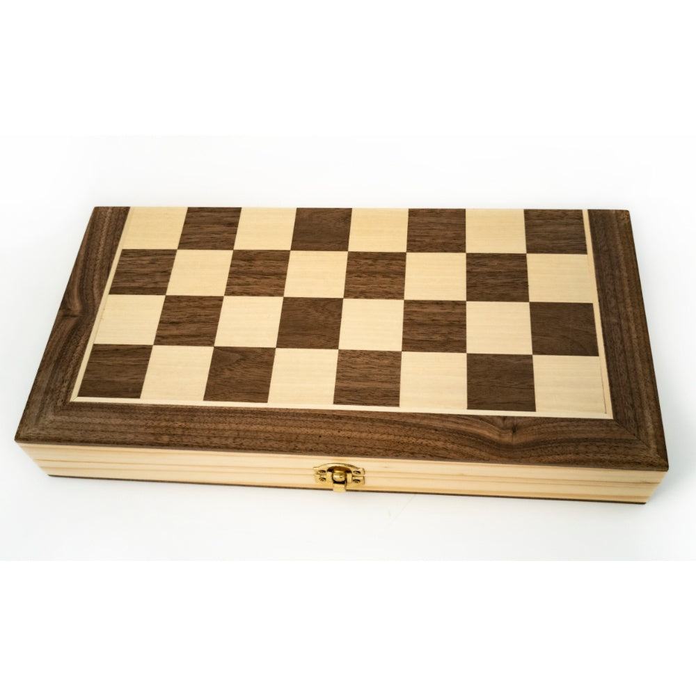 LPG Classics Wooden Folding Chess/Checkers/Backgammon Set 35cm