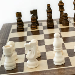 LPG Classics Wooden Folding Chess/Checkers/Backgammon Set 35cm